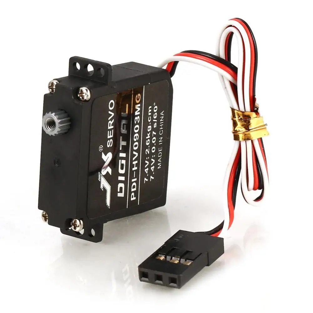 JX PDI-HV0903MG 1/2/4PCS 2.6kg RC Servo Digital Metal Gear Core Plastic Case Mini Servo for RC Drones Fixed Wing Plane