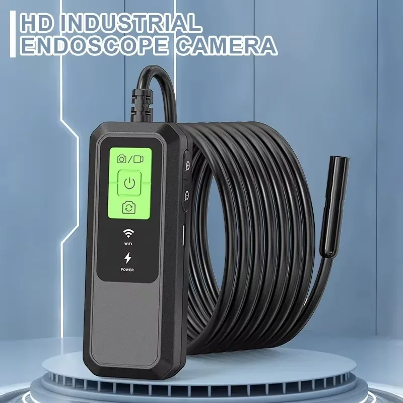 2K HD Industrial Endoscope Single Dual WiFi Borescope Inspection Camera IP67 Waterproof Pipeline Borescope For iPhone Android