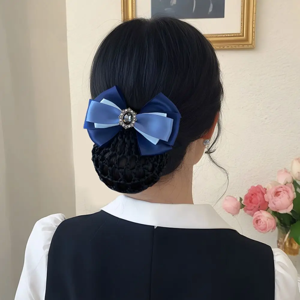 

Милый галстук стюардессы авиакомпании, корейский головной убор, заколка для волос медсестры, бант, сетка для волос, аксессуар для рубашки, матросский костюм, галстук-бабочка