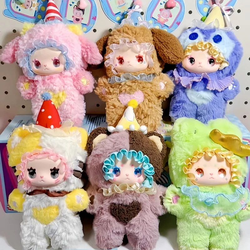 

Новая милая глухая коробка серии Эммы со вкусом твиста, милая виниловая плюшевая загадочная коробка Эммы, кавайный кролик, аниме-кукла, детские игрушки, сумка, подвески