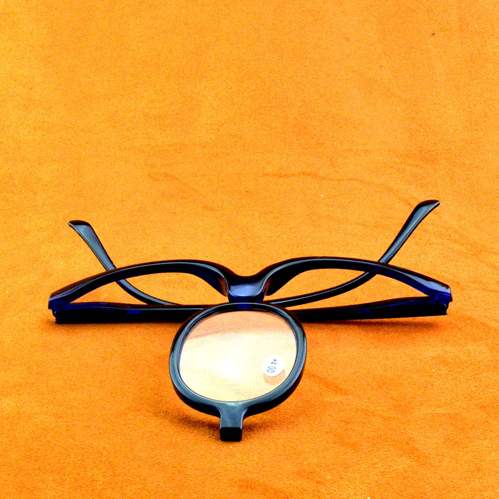 180 Degree Rotating Monocular Makeup Men Women Reading Glasses +1.0 +1.5 +2.0 +2.5 +3.0 +3.5 +4.00 image 3