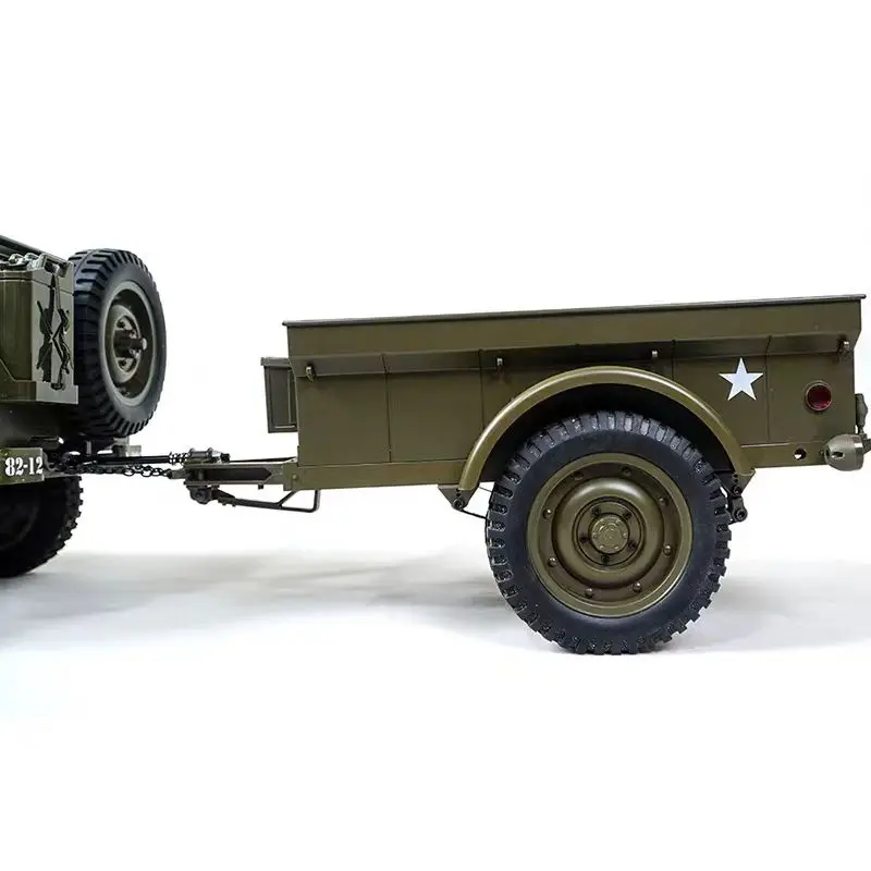 Rupswagenaanhangwagen Voor Fms 1:6 Klimmer Willis Rc Automodel Upgrade Accessoires Verwijderbare Montagecarrosserie