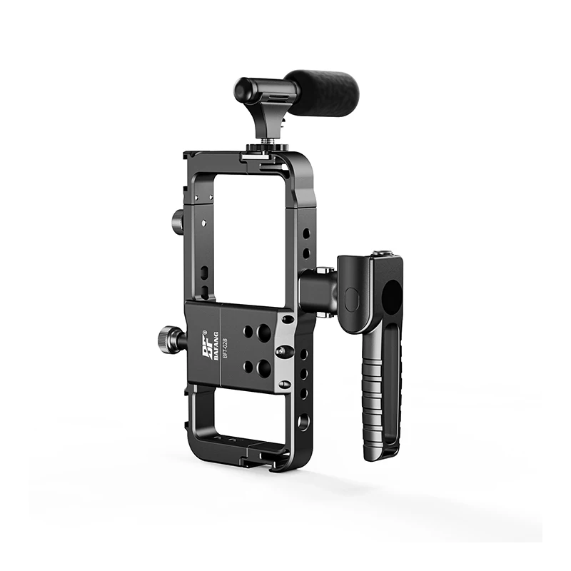 Universal Phone Cage Smartphone Video Rig Kit with Handles Handgrip, BAFANG Brand