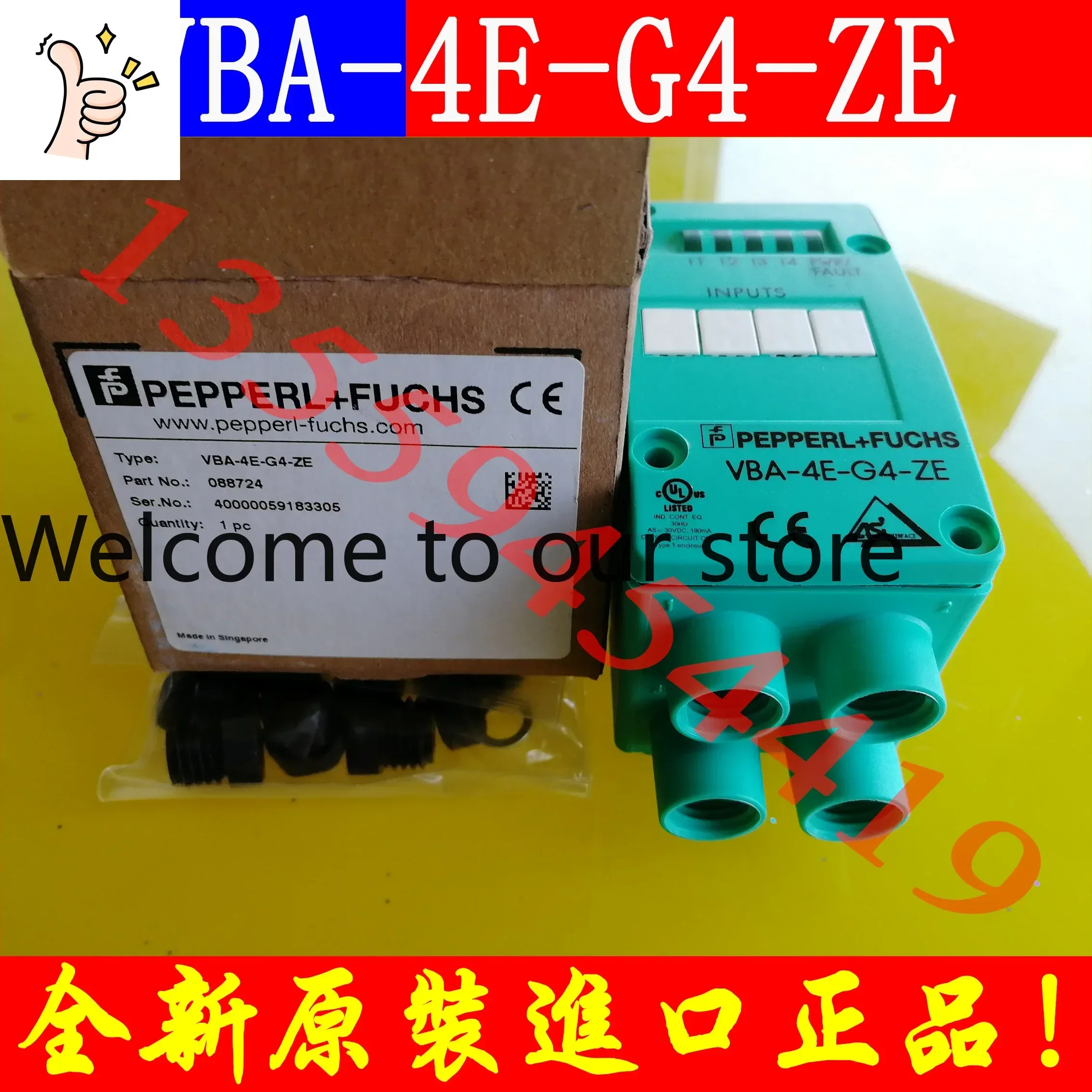 2026.4 P+F Signal Converter VAA VBA-4E-G4-ZE 4E3A-G4-ZE/E2 Genuine Pack