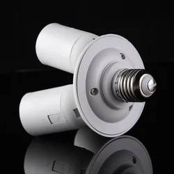 E27 Splitter 3/4 Heads Adapter Converter Socket Lamp Bulb Splitter Adapter Converter Screw Lamp Base Holder for Photography