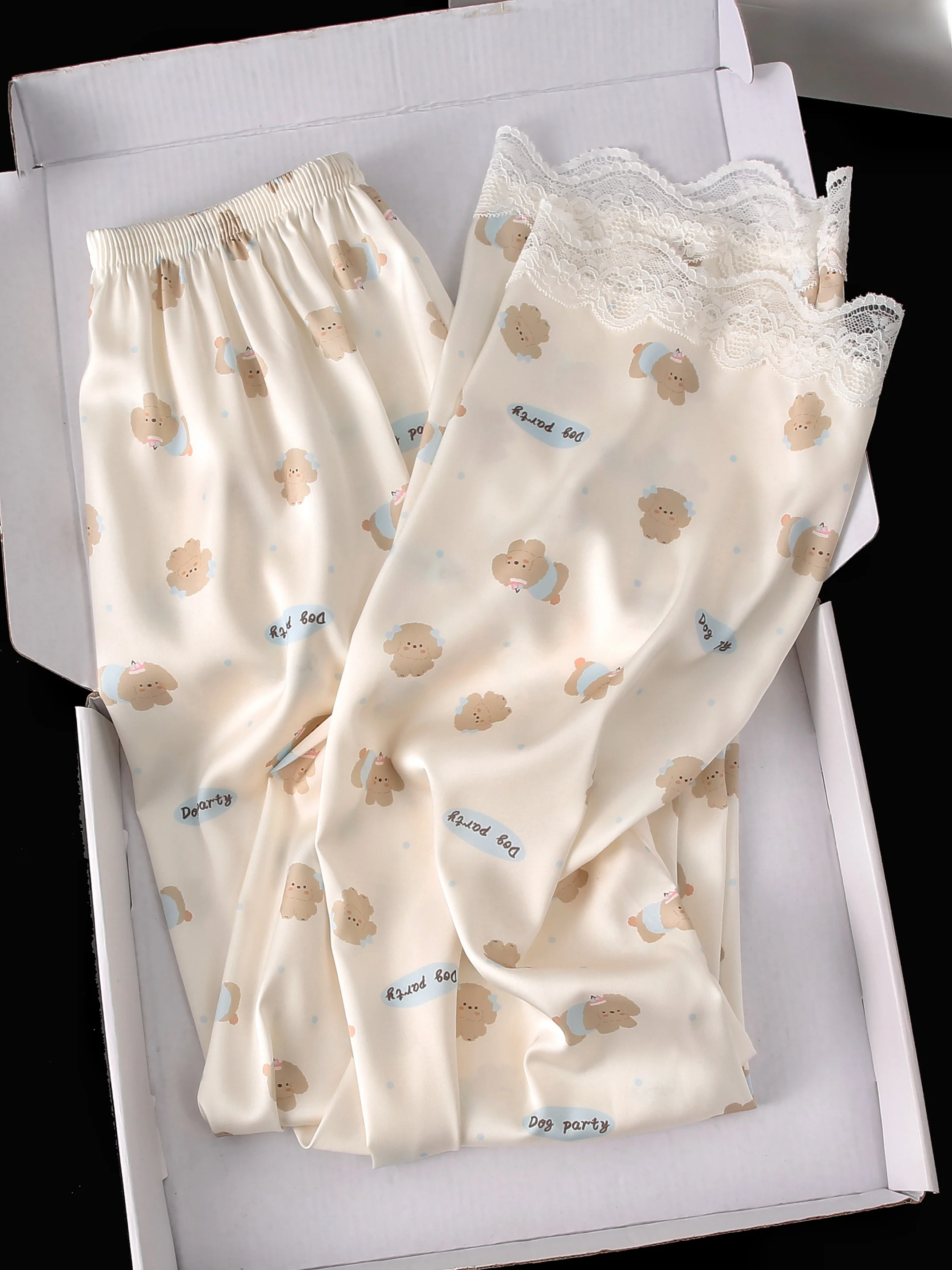 pyjama-en-soie-a-manches-longues-pour-femmes-ensemble-de-vetements-pratiques-pour-la-maison-pantalon-long-d'ete-cadeau-d'anniversaire-pour-la-meilleure-amie