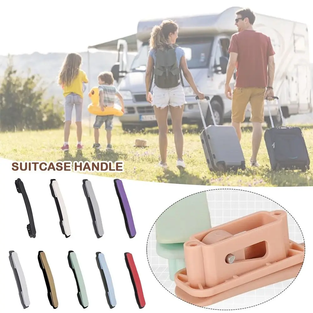 Universal Multi Colored Luggage Handle Plastic Replacement Pull Rod Universal Portable Suitcase Handle Travel