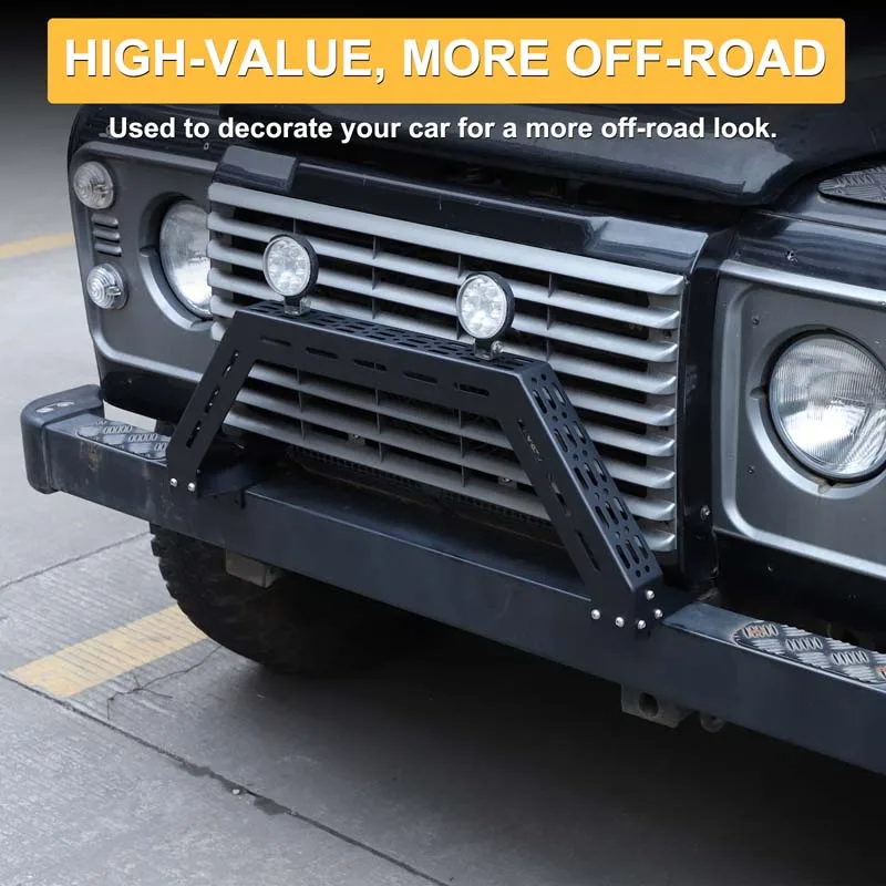 

For Land Rover Defender 90 110 2004-2018 Car Front Bumper Bull Bar Front Bumper U Bar Trim Modification Accessories