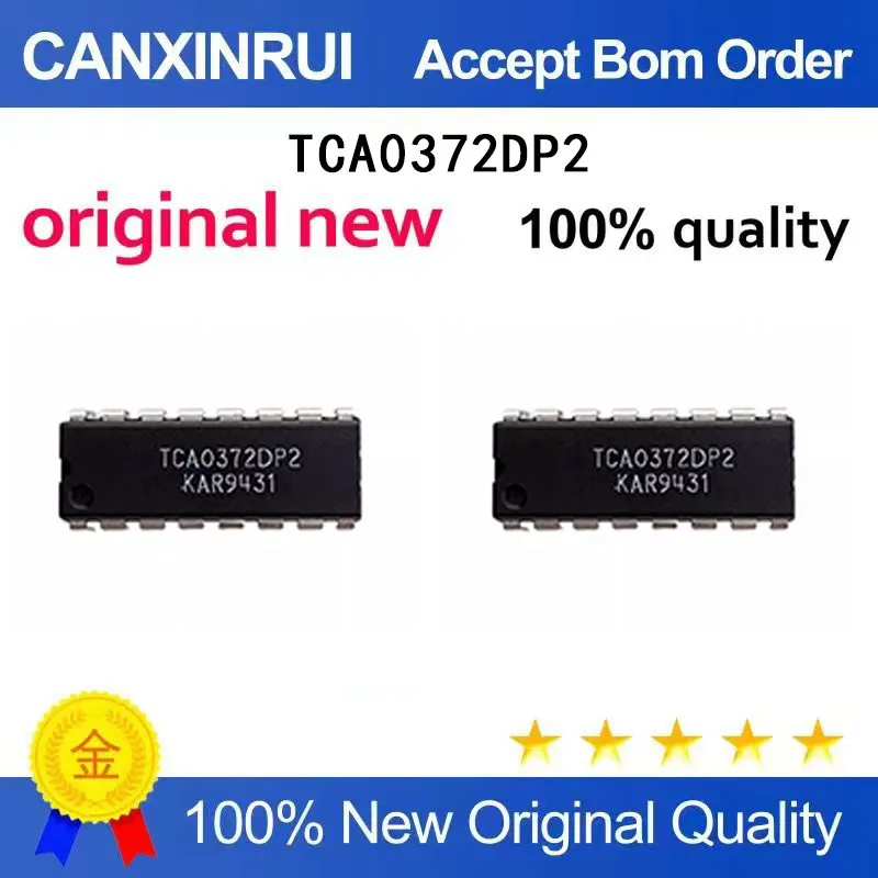 

(5-100 Pieces) The all-new TCA0372DP2 operational amplifier is directly inserted into the DIP-16 spot chip IC