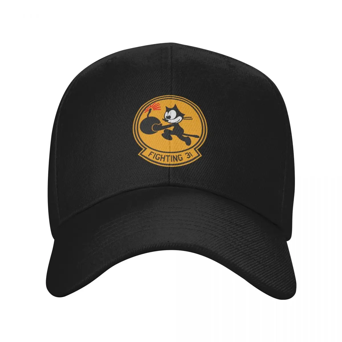 

USN VFA-31 Strike Fighter Squadron - Tomcatters - Tagged Clean Style Baseball Cap Cosplay fishing caps man Hats For Men Women's