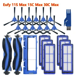 Für Eufy 11S Max 15C Max 30C Max Roboter Staubsauger Wichtigsten/Seite Pinsel HEPA-Filter Wichtigsten Pinsel abdeckung Ersatz Ersatzteile