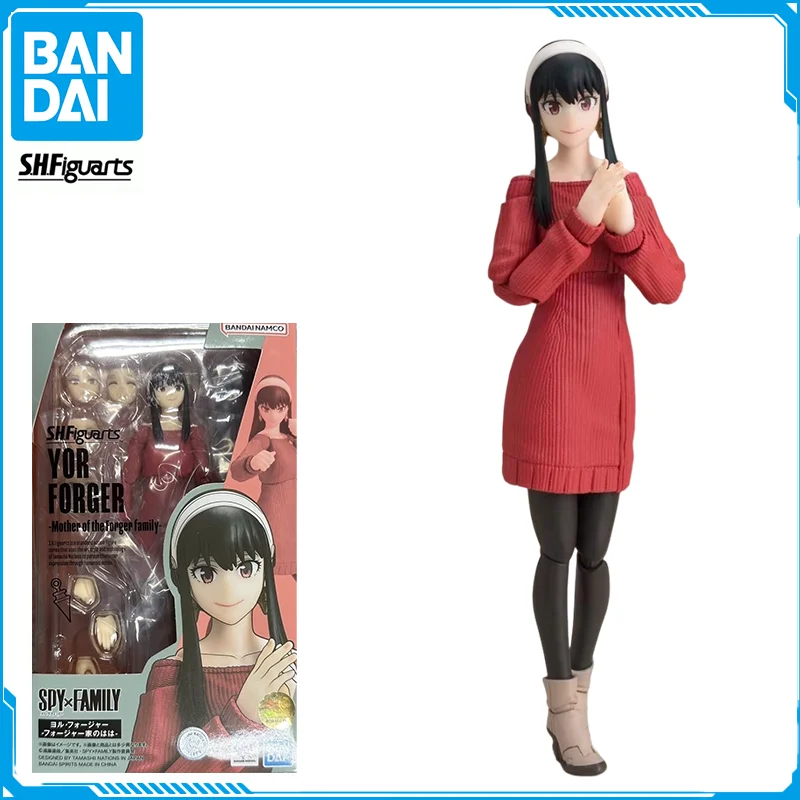 

In Stock Bandai S.H.Figuarts SPY×FAMILY YOR FORGER Original Genuine Anime Figure Model Toys Action Figures Collection Doll Pvc