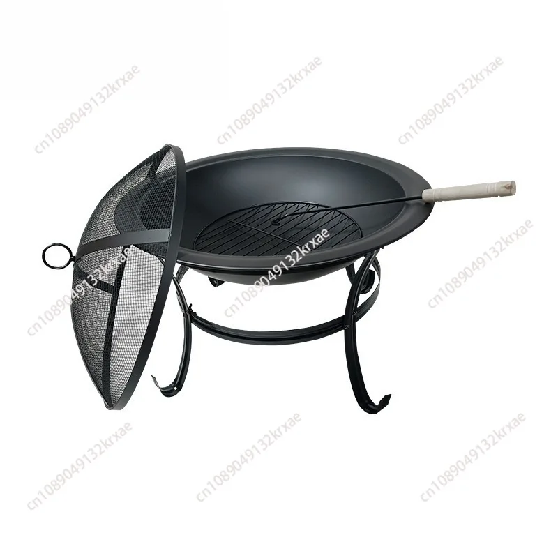 21.5 inch flat iron foot grill outdoor barbecue charcoal grill