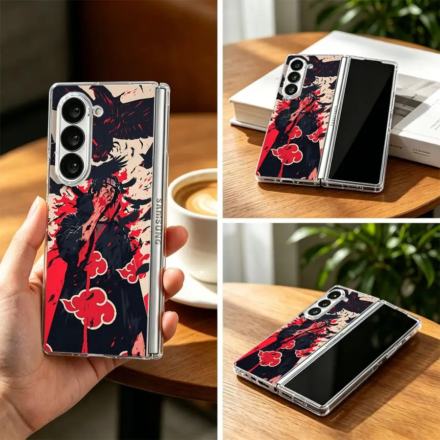 Case for Samsung Galaxy ZFold7 ZFold6 ZFold5 Z Fold 7 6 5 4 3 ZFold3 ZFold4 Hard Phone Cover Anime N-ARUTOS