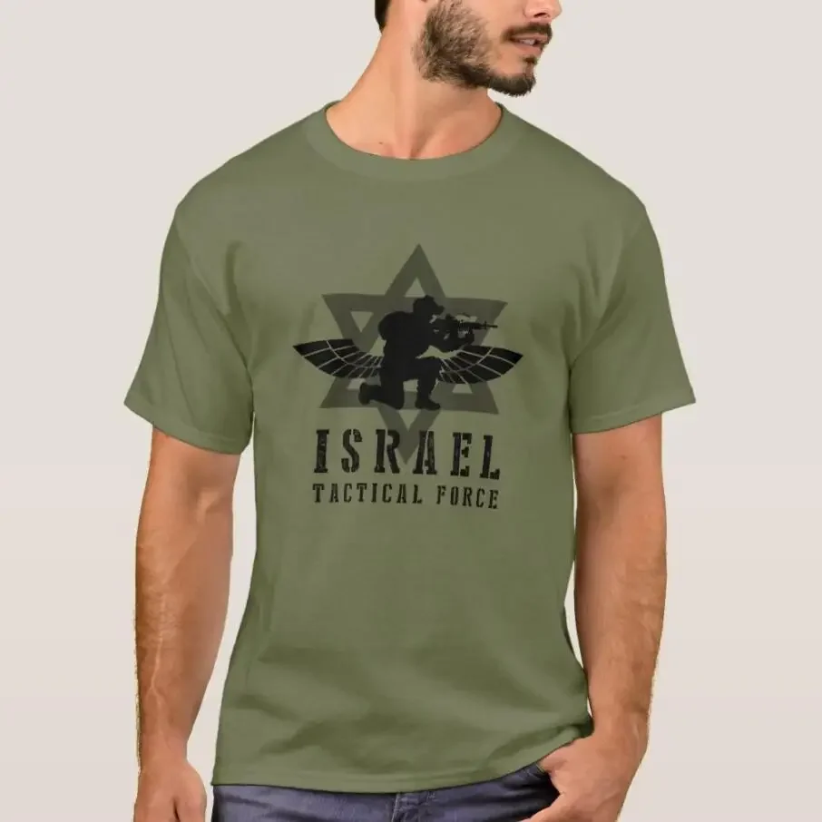 

Israel Idf Army Tactical Force Men T-Shirt Short Sleeve Casual 100% Cotton O-Neck Summer Shirts