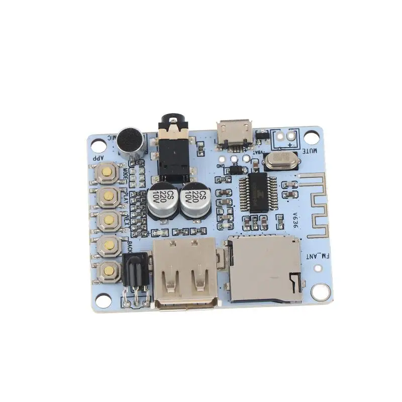 Bluetooth Audio Receiver Module 41 Circuit Board Wireless Audio Adapter for Retrofit Speaker and DIY Sound Enhancement