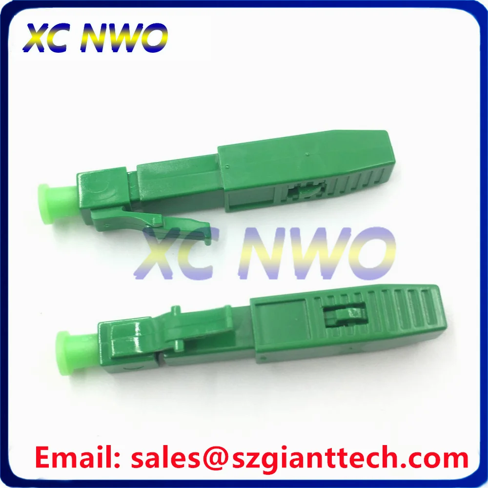LC APC 0.9mm Fast Field Assembly Fiber Adapter SM Fast Quick Connector Support 0.9mm Indoor Cable and FTTH Flat Cable