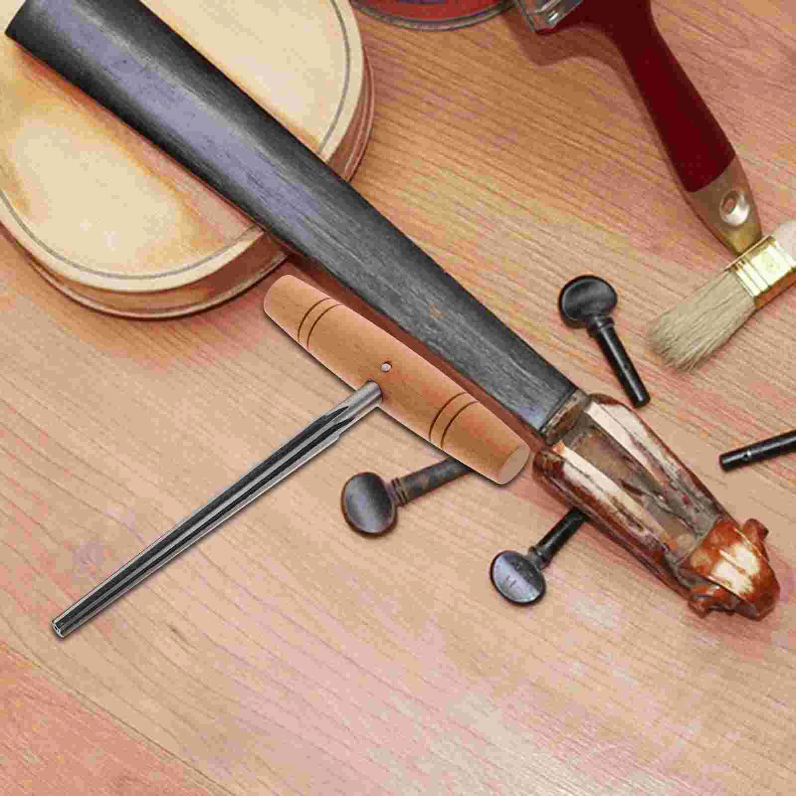 Violin Peghole Reamer Shaver for Guitar Instruments Earth Tones Shapers Pin Razors