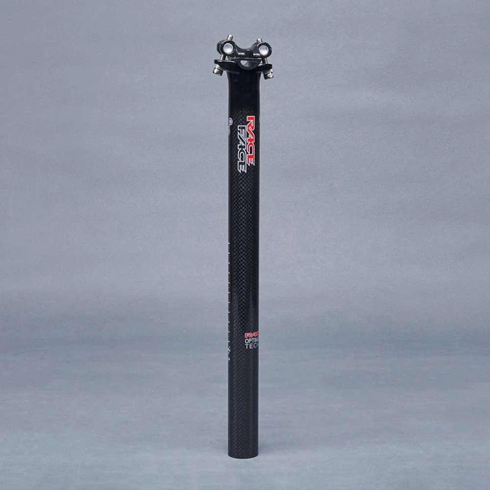 سباق الوجه التالي الكربون دراجة Seatpost الجبلية الطريق مقعد دراجة أنبوب اثنين البراغي نمط مقعد آخر إزاحة 0 مللي متر 27.2/30.8/31.6 مللي متر 3K لامع