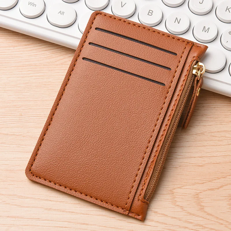 Ultra-Thin Card Holder for Women, Compact Multi-Card Slot Bank Card Clip, Simple Mini Wallet, One-Piece Driver's License Holder image 3