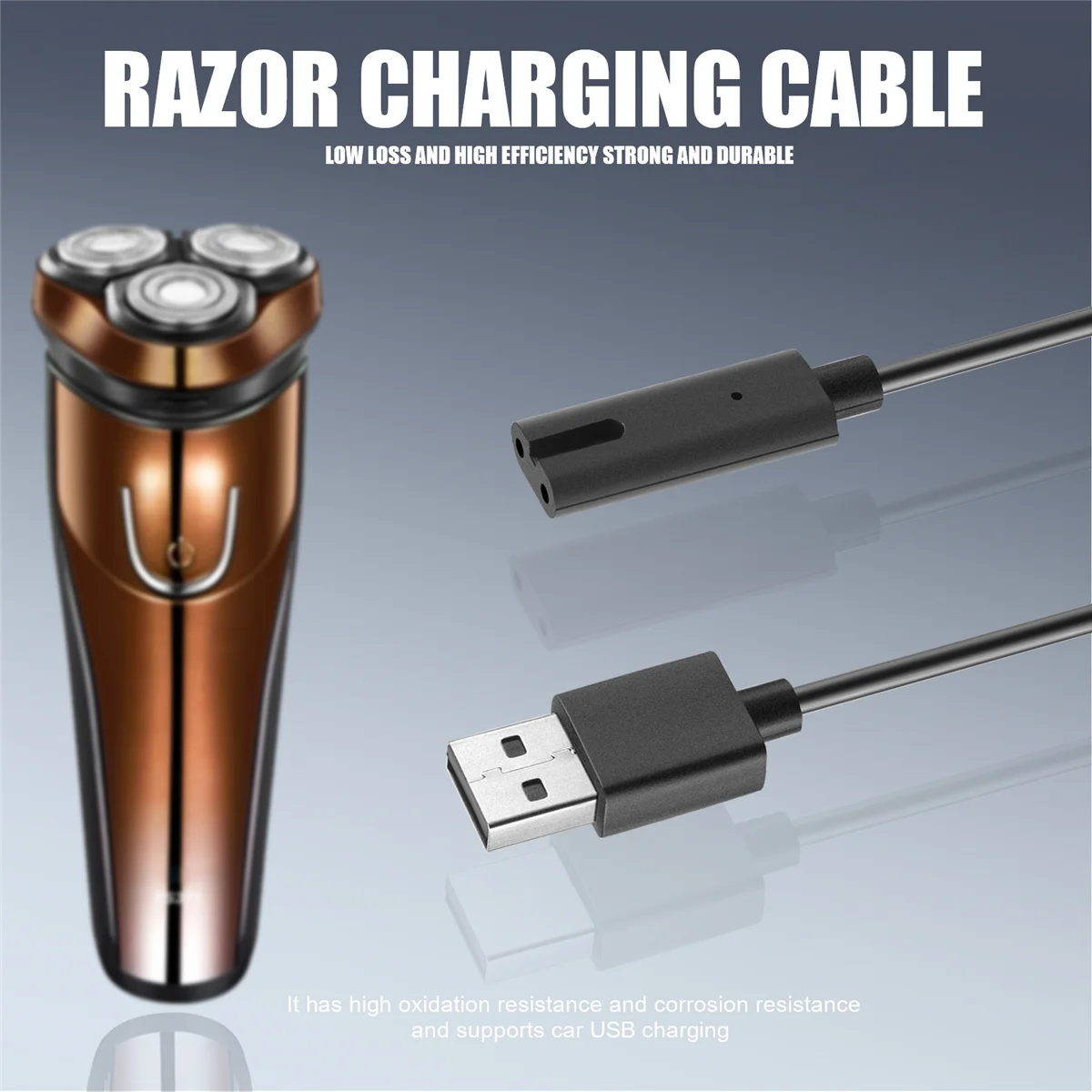 Suitable for FLYCO FS371 372 373 871 339 375 376 Shaver Power Adapter USB Cable Charging Cable Power CordN02R