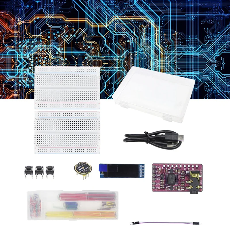 Placa de pruebas de Robot Chat de voz A45F-AI, Kit de Audio de 3,5 Mm para placa de desarrollo de ESP32-S3 de Robot Chat de voz AI