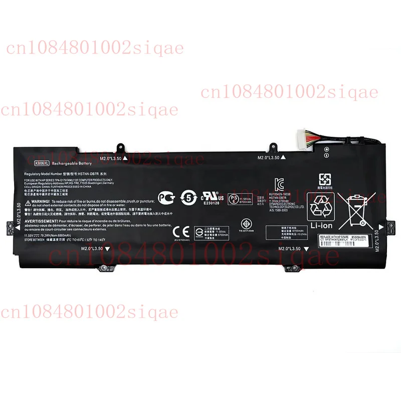 

KB06XL BATTERY FOR HP Spectre X360 Convertible 15" 15-BL0XX 15-BL00NA 902499 -855