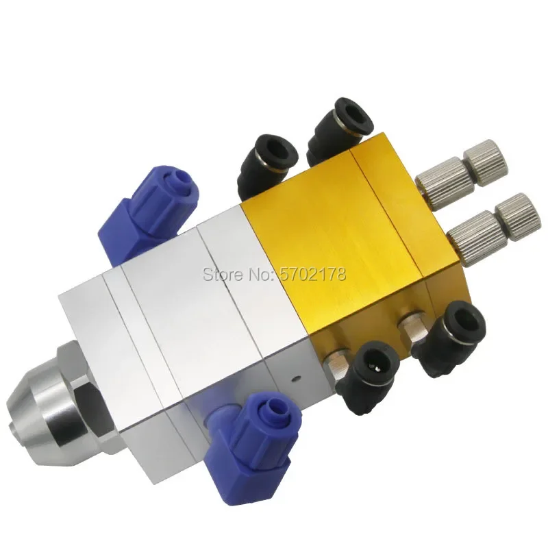 BY-30AB double cylinder double liquid suction type adjustable AB double liquid dispensing valve pneumatic AB valve