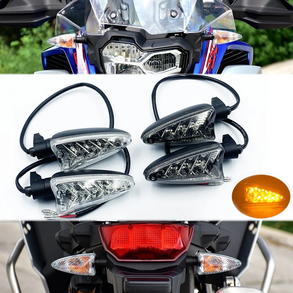 

LED Turn Signal Light Indicator For BMW F800GS F800GT F800R F800S F800ST F650GS F700GS S1000RR HP4 Motorcycle Front/Rear Lamp