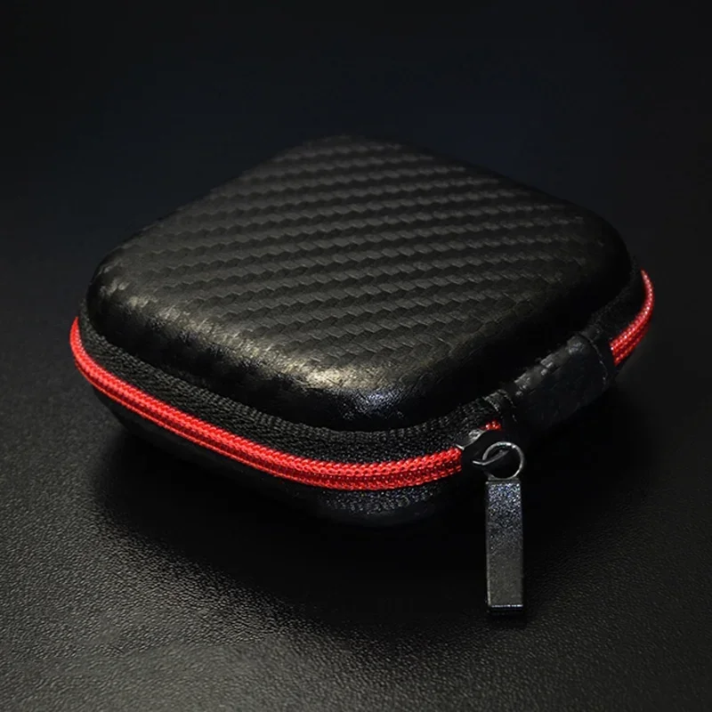 Earphone Case Bags Headphone Earbuds Holder Storage Carrying Pouch Cases PU Box Portable Earphones Accessories Bags SD Card Box