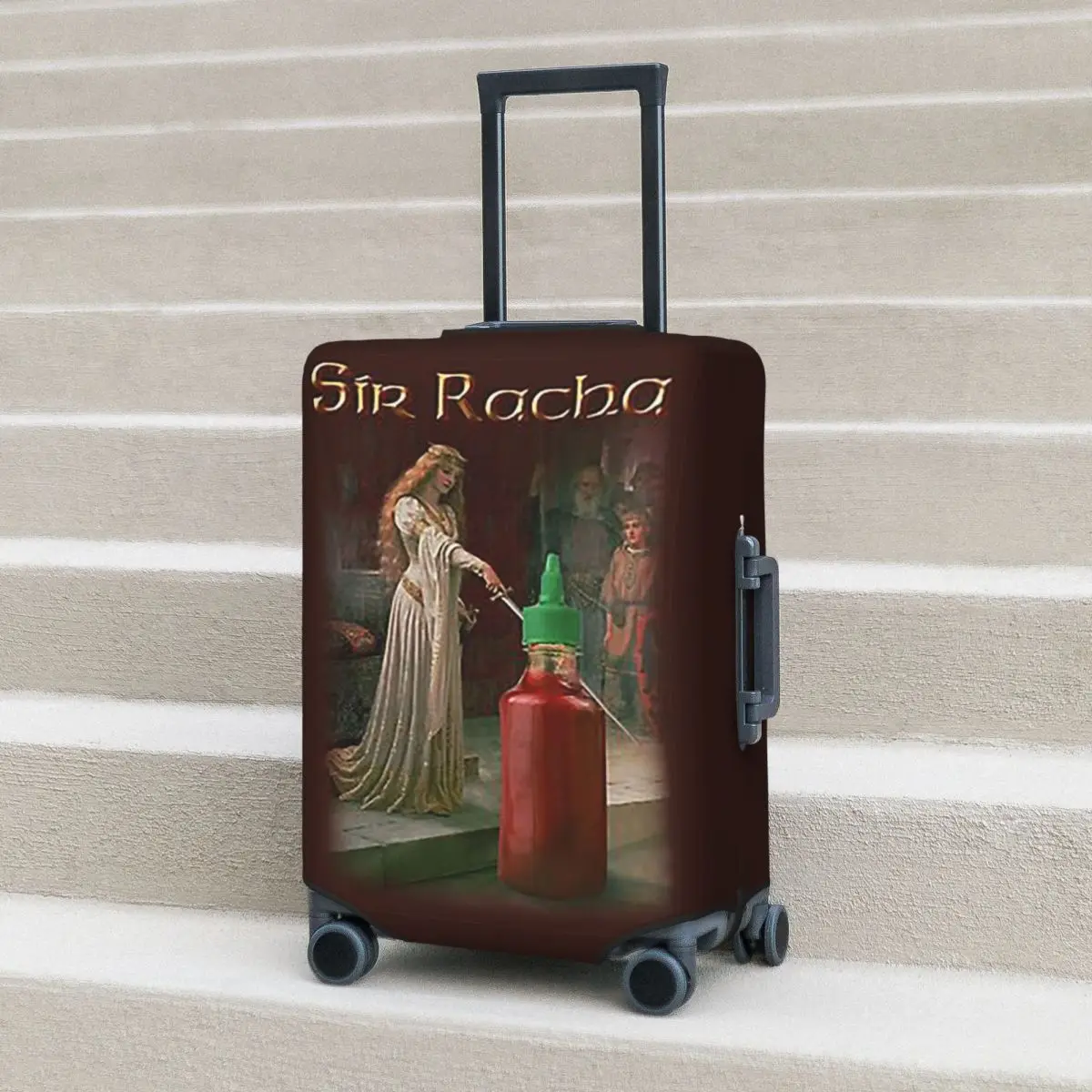 

Sir Racha Sriracha Sauce чехол для чемодана защитные эластичные дорожные защитные чехлы для багажа на 18-32 дюймов