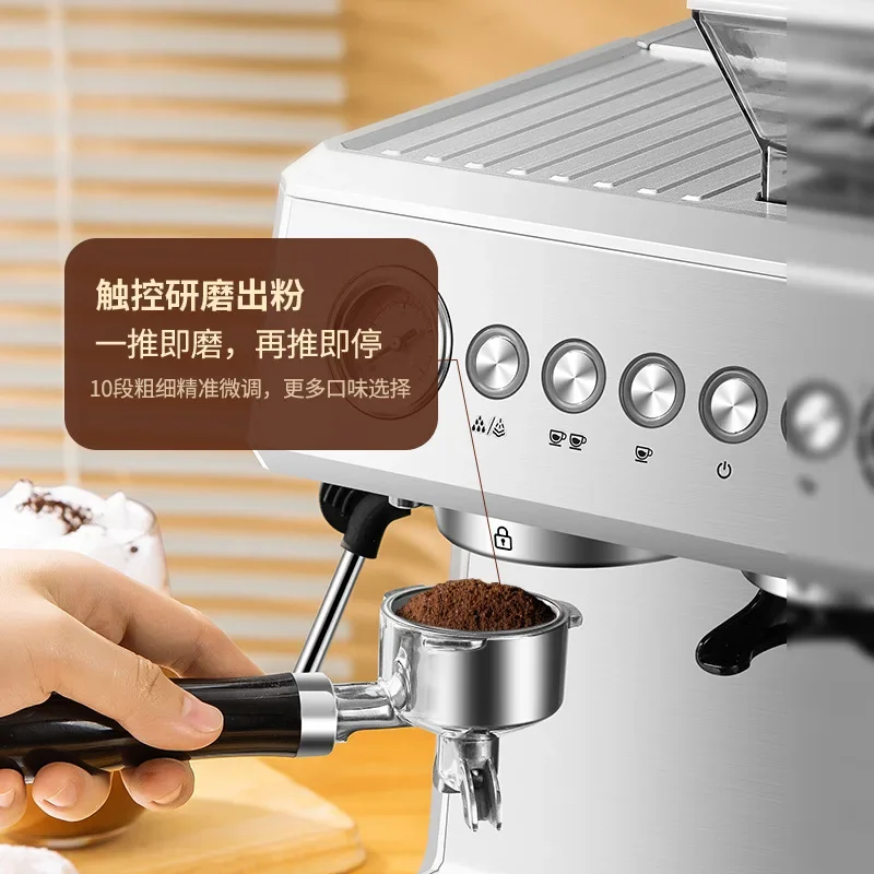 

Hot sales Cross-border supply Italian coffee machine Automatic household grinding Concentrated grinding machine Commercial