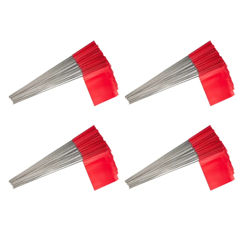 

PZHI-200Pack Marking Flags, Red Yard Flags 15X4x5inch, Marker Flags, Lawn Flags Markers, Irrigation Flags, Landscape Flags