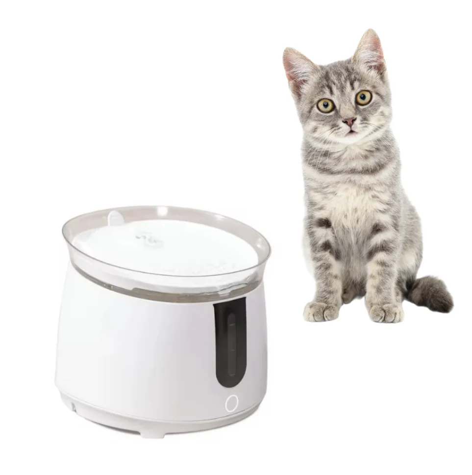 

Cat Water Fountain With Wireless Pump Ultra Quiet Pet Water Fountain App Control for Cats and Dogs