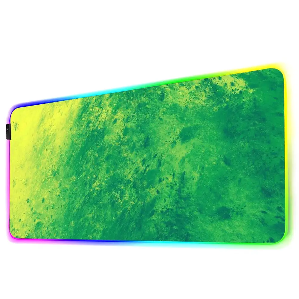 art color painting Mouse Pad Gamer Rgb Desk Mat Back Light Led Mousepad Setup Gaming Accessories Deskmat Big Mousepad Backlight