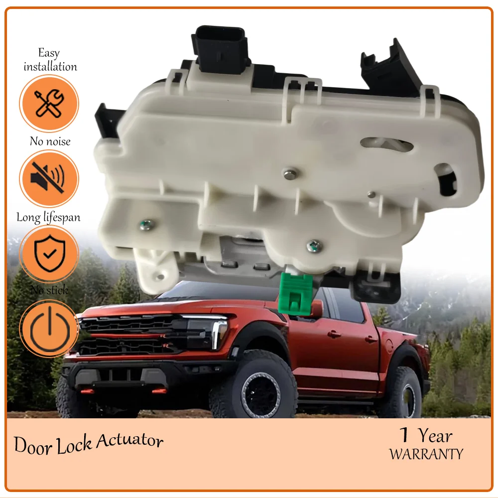 Front Right Door Latch Assembly, suits Ford F-150 without Power Locks,set includes 2 non-threaded oe 100DLA1154S,DLA1082,937573