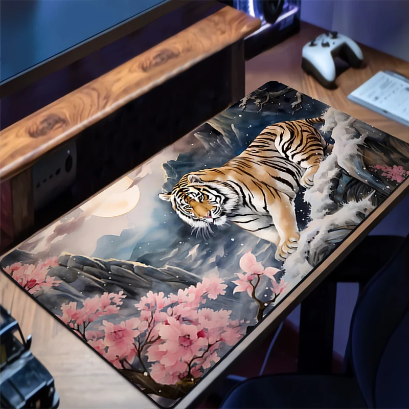 

Mouse Pad Desk Mat Anime Playmat Gaming Personality-Filled Mousepad Speed Tiger Computer And Office Gamer Cabinet Keyboard Pad