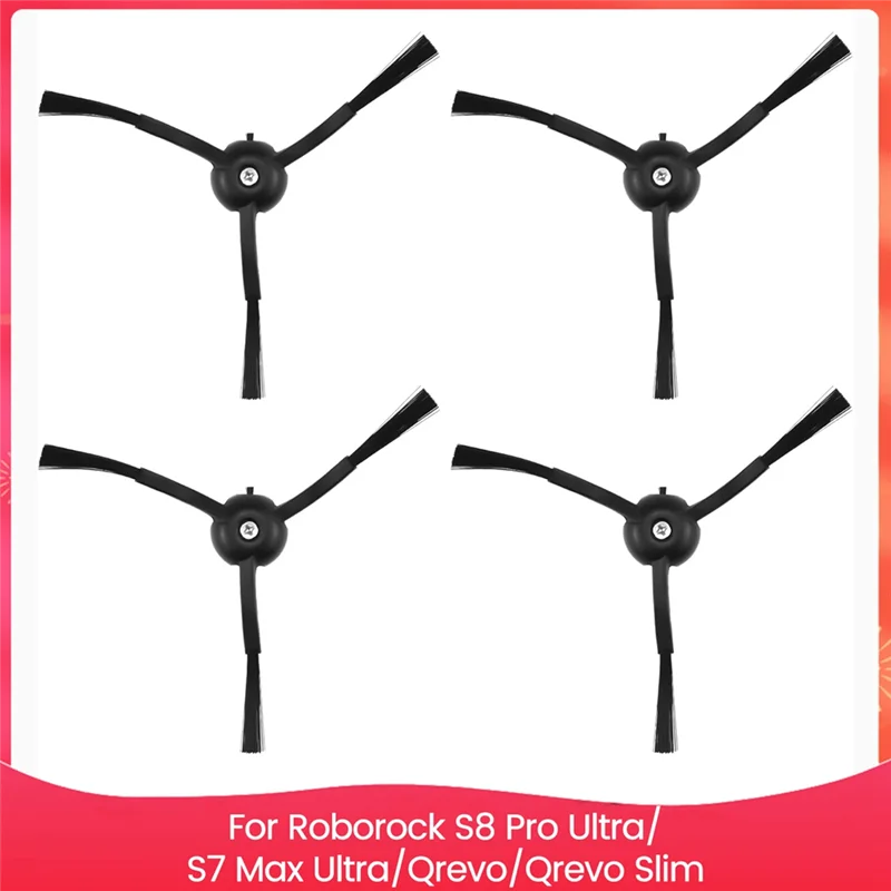 

Сменные боковые щетки из 4 шт. для Roborock S8 Pro Ultra, S7 Max Ultra, Qrevo, Qrevo Slim Series Parts-AT64