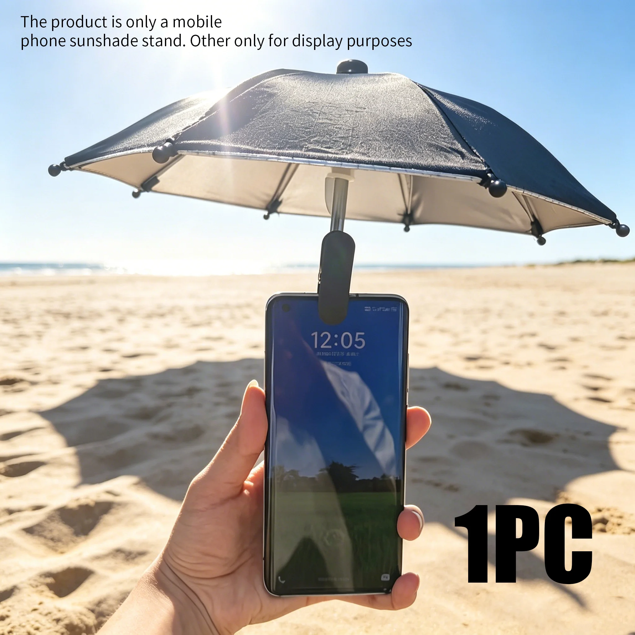 

Mini Privacy Phone Umbrella, Suction Cup Holder, Anti-glare Sunshade, Anti-reflective Screen Guard, Durable Phone Protection