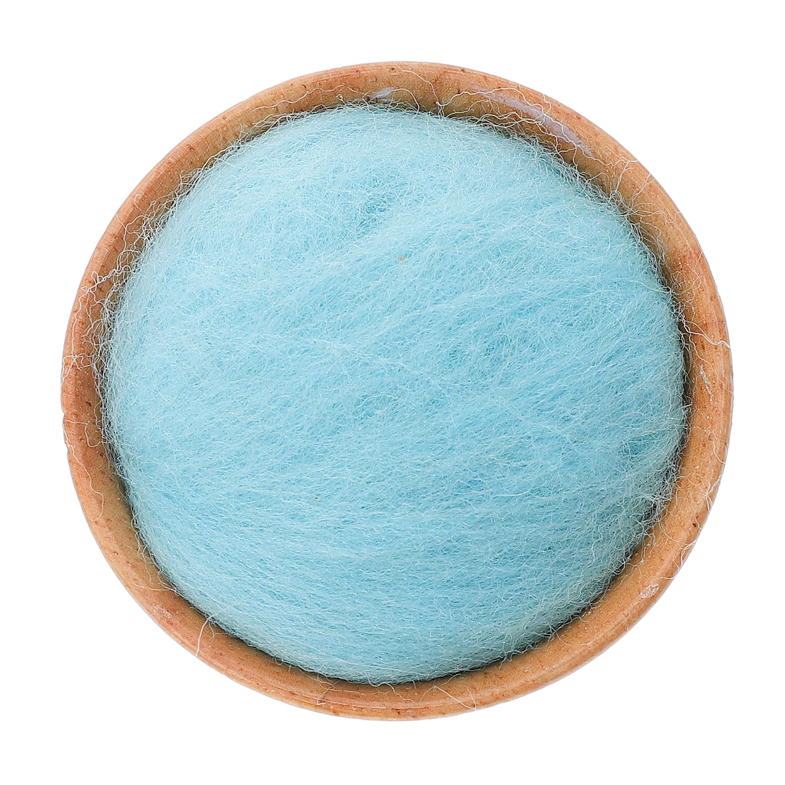 

1Pcs Wool Pin Cushion Portable Wool Ball Pincushion Wooden Bottom Sewing Accessories Safe Storage Practical Gift