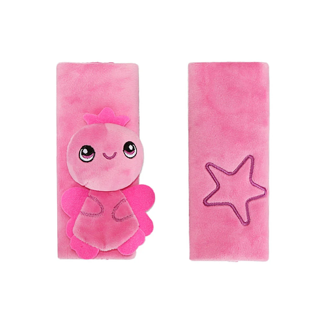 

2Pcs Safety Shoulder Pads for Stroller Universal Fit Soft Supportive Padding Adjustable Adhesive Closure