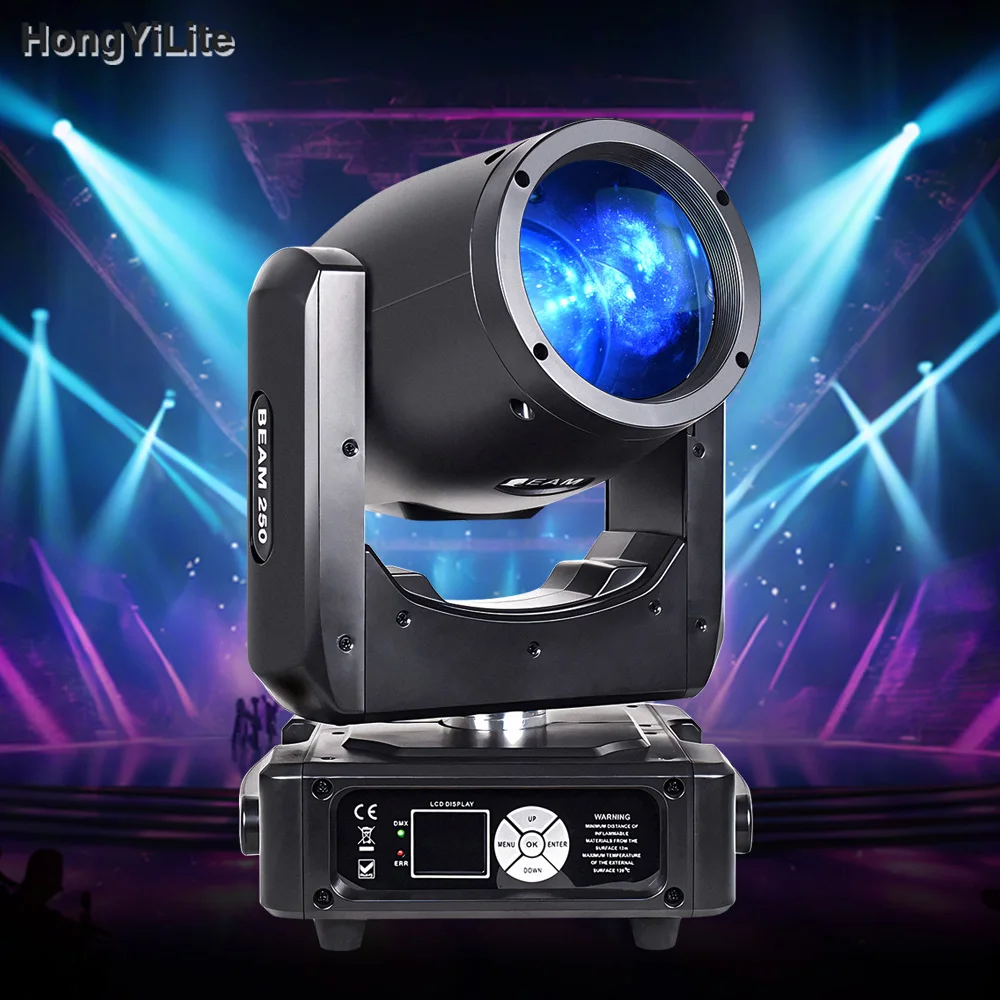 

HongYiLite LED 230W 7R Beam Light DMX Gobo Moving Head Effects Soundlight Wedding Lamp DJ Equipment For 512 Stage Disco Party