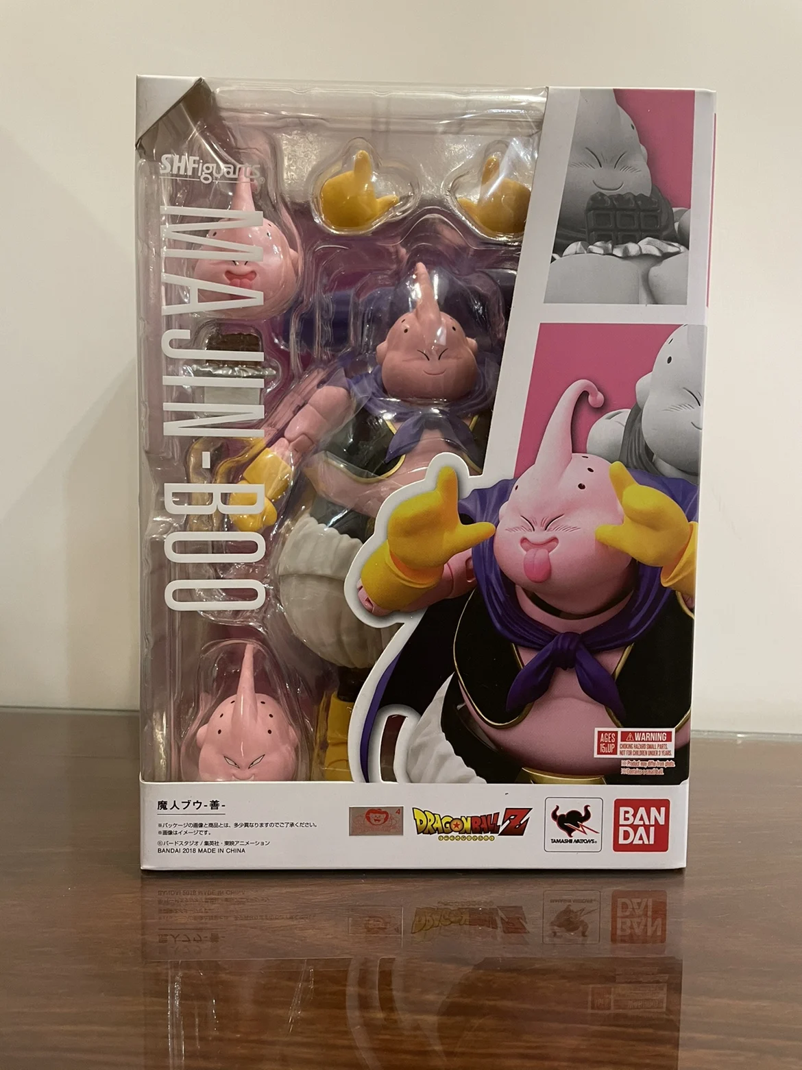 Original BANDAI SHFiguarts Dragon Ball Z Fat Majin-Boo PVC Anime Action Figure Active Joints Model Collectibles