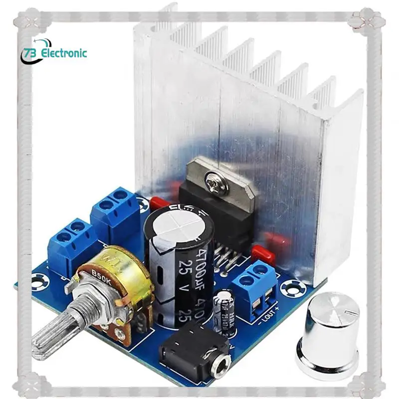 24-Hour Delivery TDA7377 2.0 Version Stereo Audio Amplifier Board 35W+ 35W Dual Channel Module DC 12V Power Supply