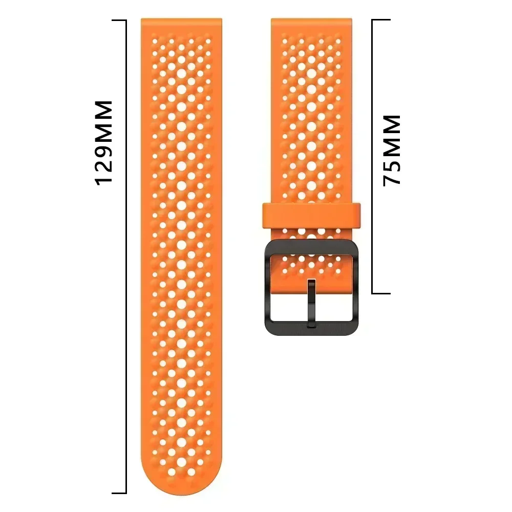 Silicone Smartwatch Strap For Polar Vantage V3 M2/M Sports Wristband For Polar Grit X Pro Titan Band 22mm Replacement Bracelet