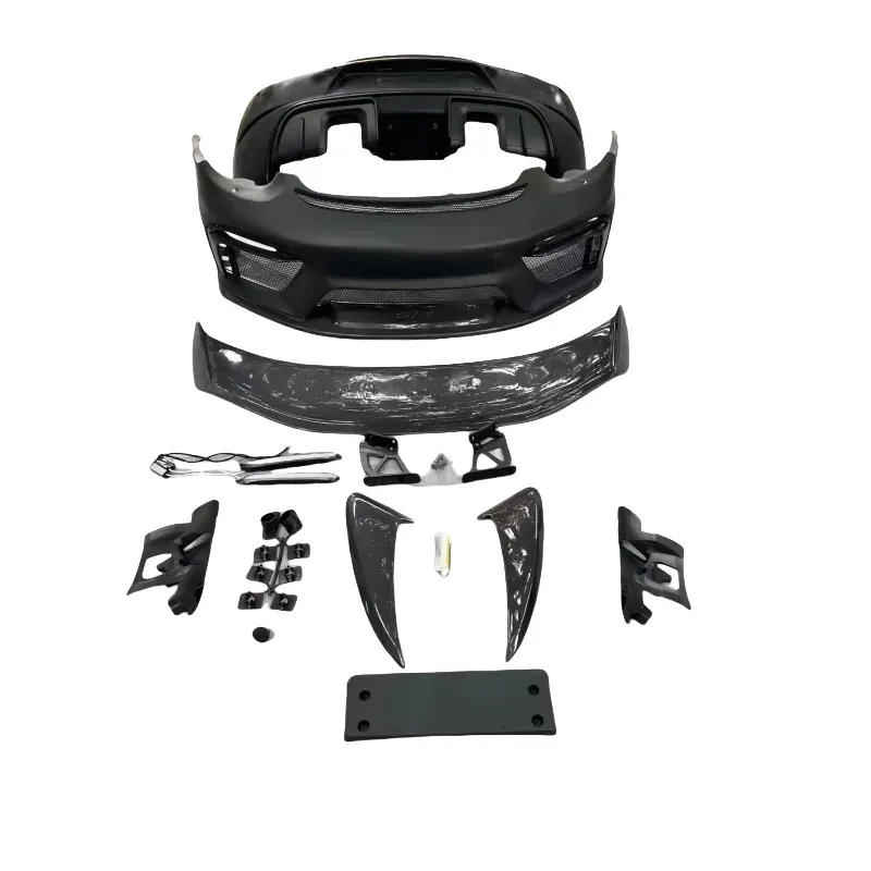 

Suitable for the Modification of the New GT4 Body Kit of 987.1.2. Includes Front Bumper Rear Wing Rear Lip Exhaust Pipe