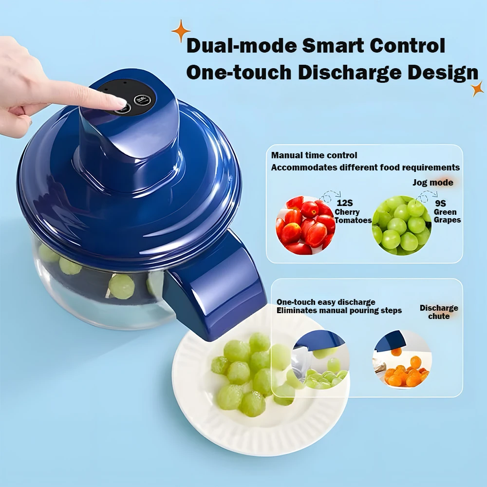 Peladora automática de uvas, peladora automática para ajo, frutas pequeñas, herramienta de preparación de verduras para pelar sin esfuerzo