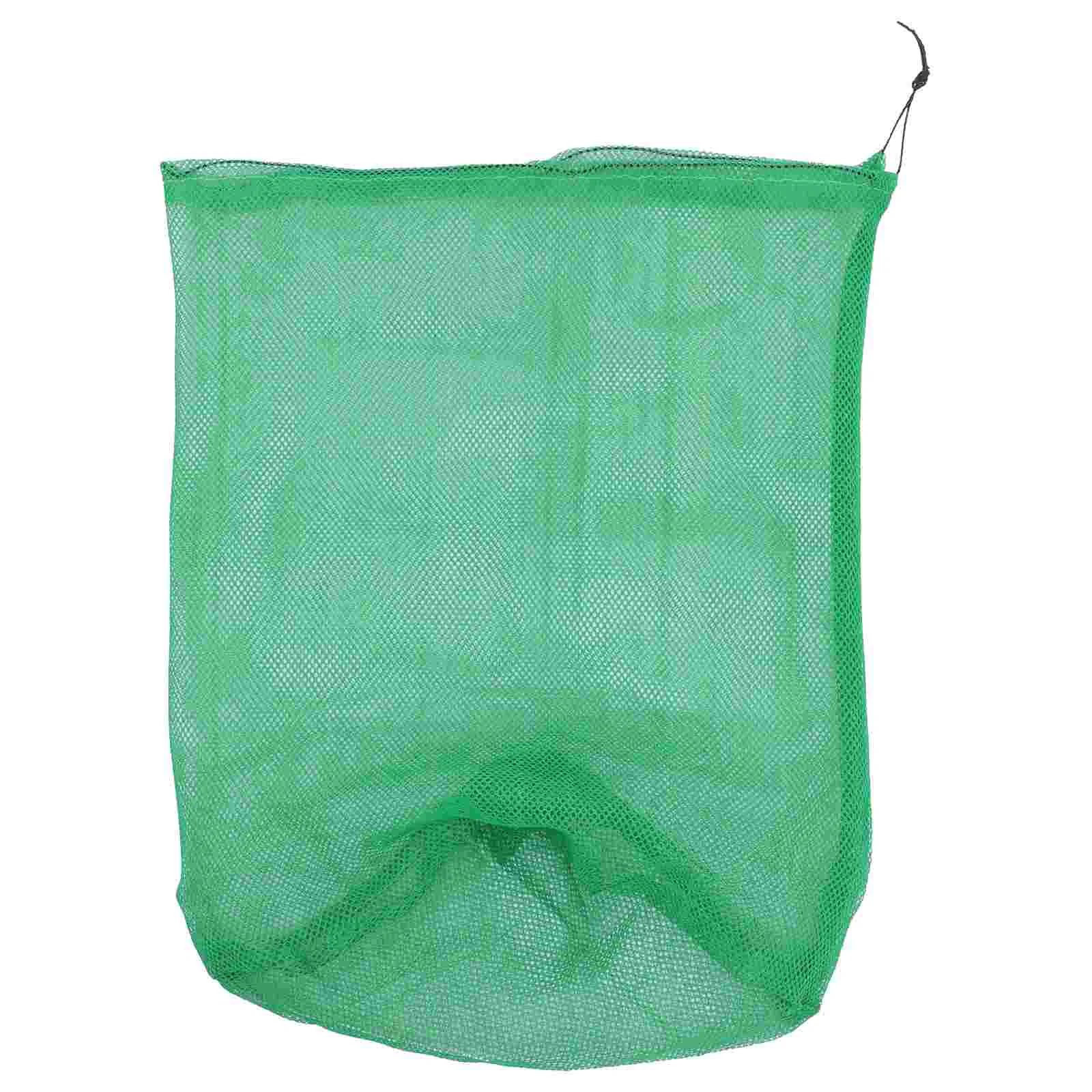 

Fishing Supplies Net Bag Fishnets Collection Container Foldable Mesh Bags for Green