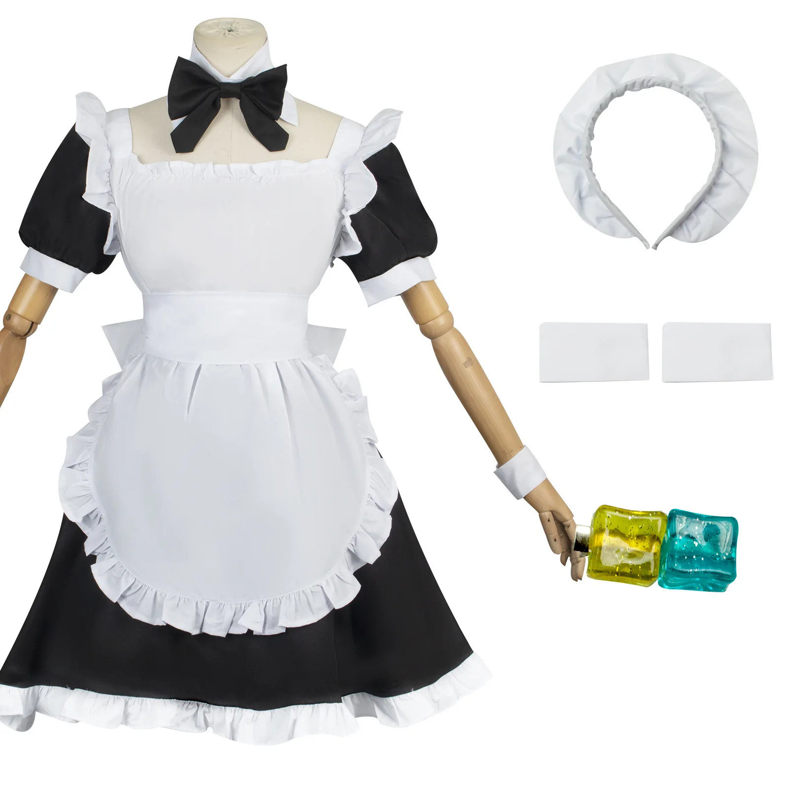 Lonely Rock Cos Dress Idi Zhi Hong Xia Shan Tian Liang Hou Teng Yi Li Maid Dress Cosplay Maid Dress