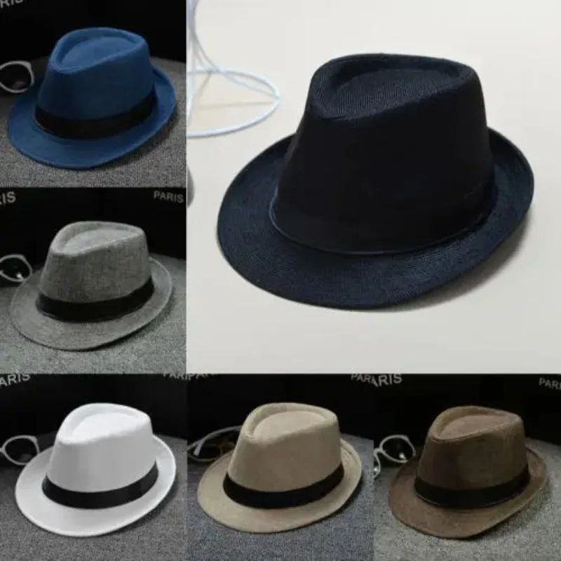 New Classic Cowboy Style Fashion Summer Spring Sun Hat Cowboy Hat Men and Women Outdoor Caps Straw Bucket Hat Fishing Caps2023